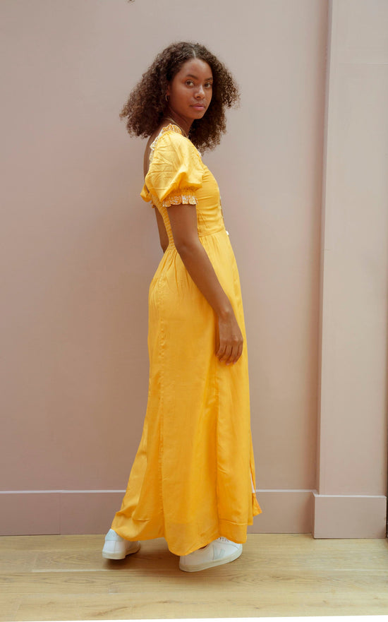 In Stock - Yellow Lily Dress