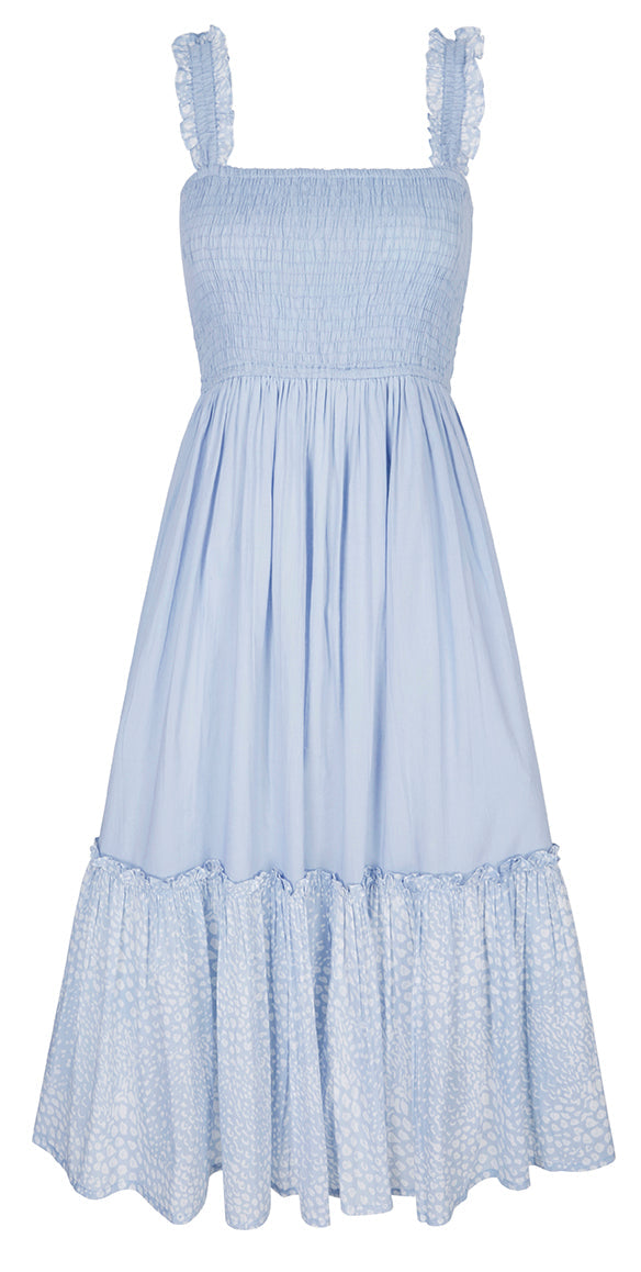 In Stock - Blue Flora Dress
