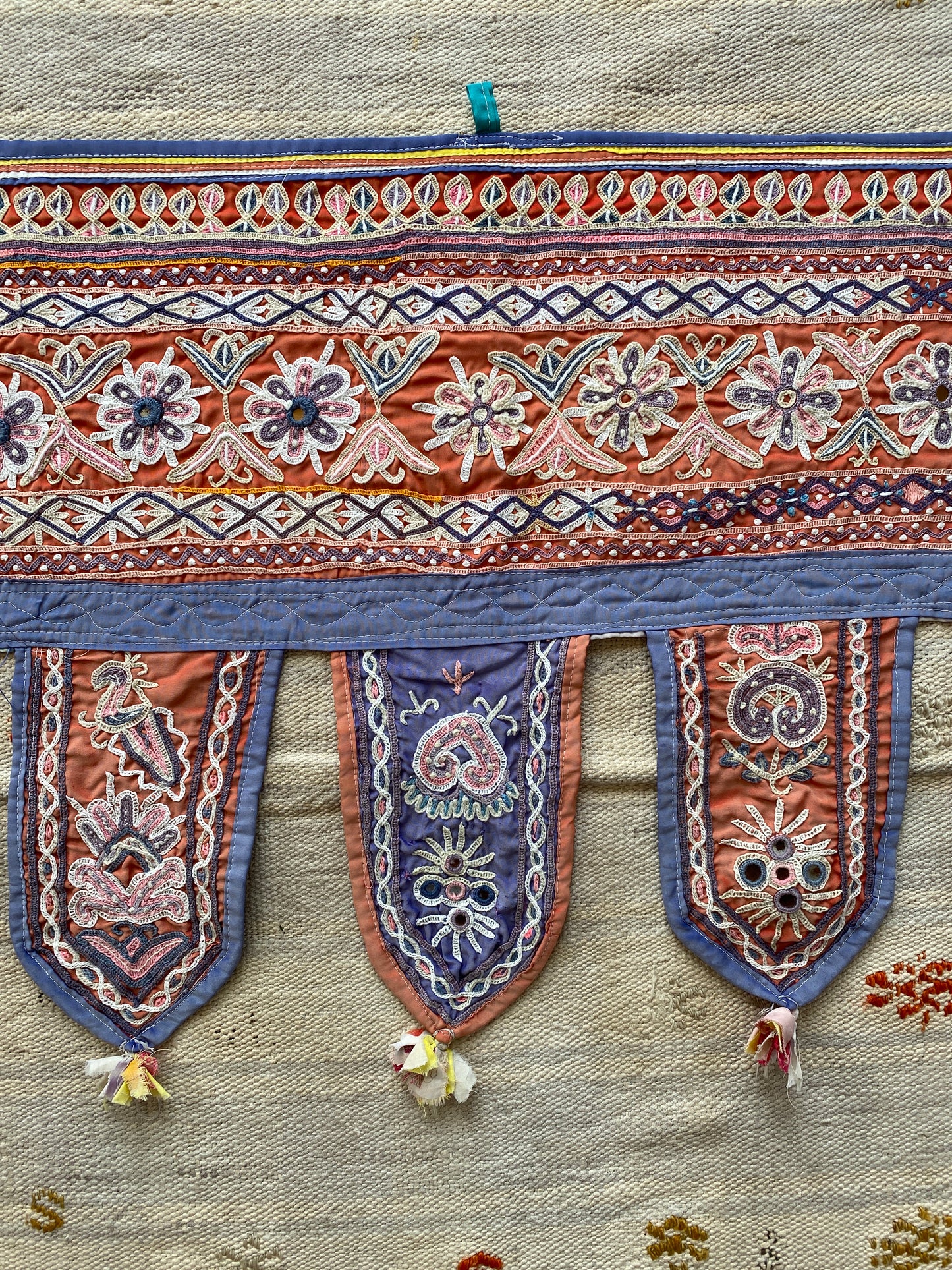 Vintage Textiles Wall Hanging (2)