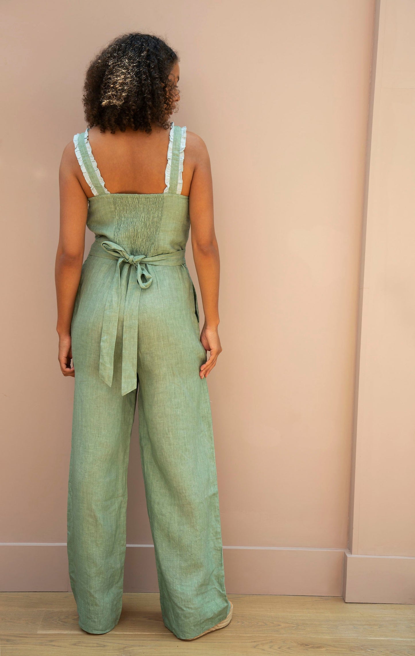 Load image into Gallery viewer, In Stock - Green Sahana Jumpsuit
