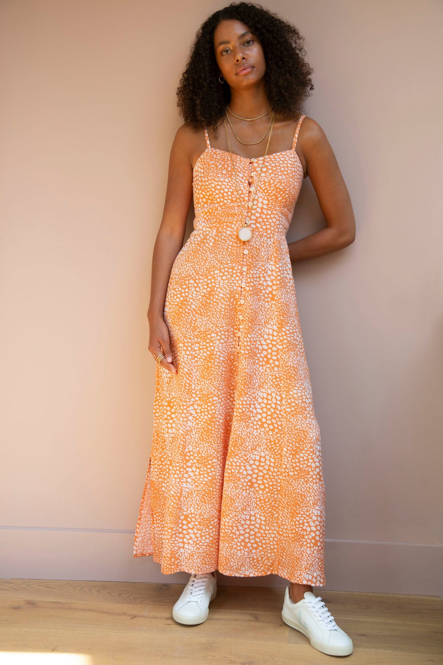 In Stock - Orange Lilah Dress