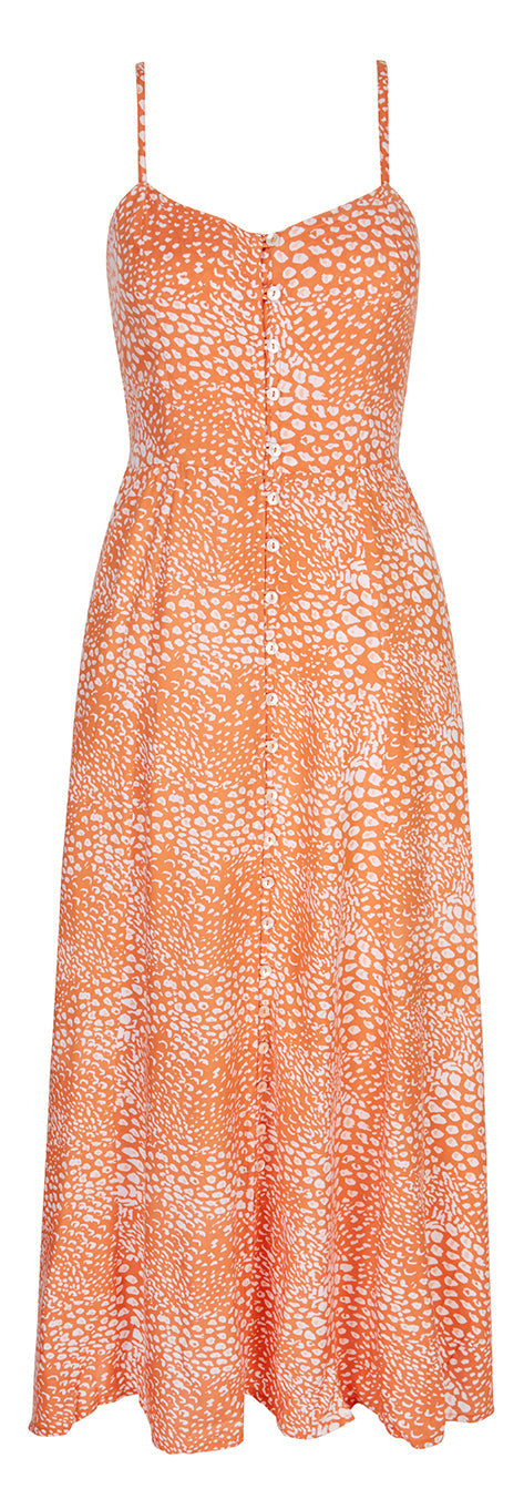 In Stock - Orange Lilah Dress