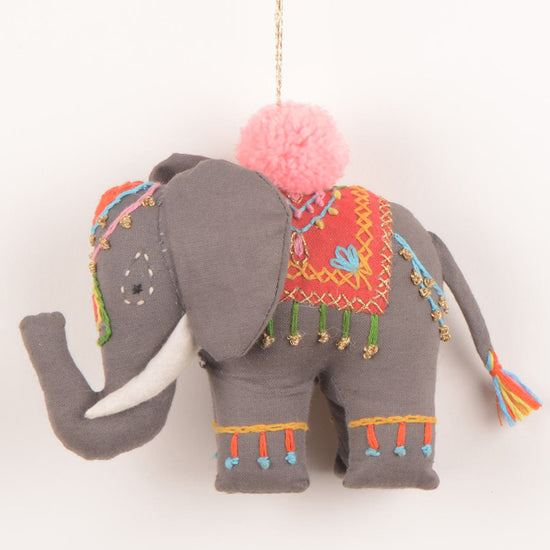 Load image into Gallery viewer, Elephant Christmas Decoration
