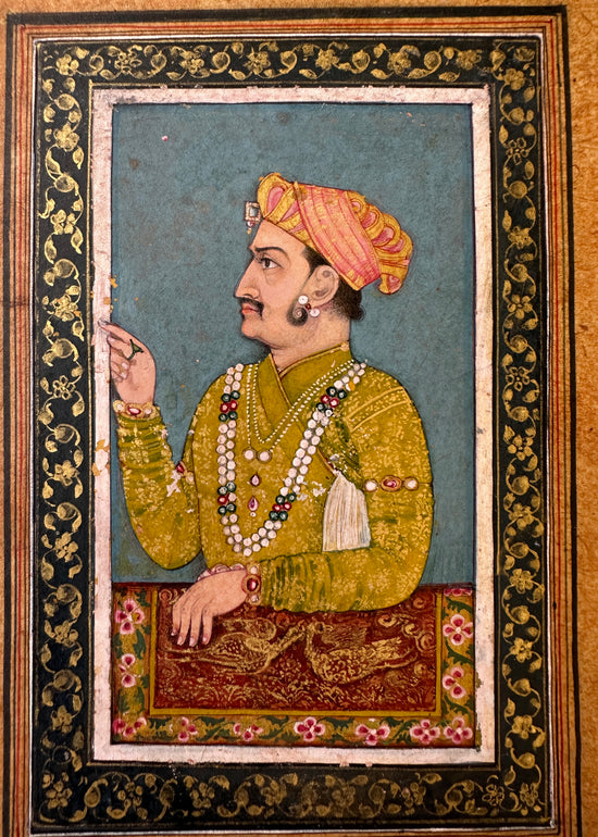 Load image into Gallery viewer, Portrait of a Mughal King - A105
