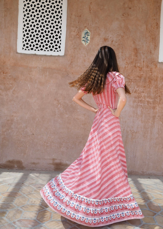 Handloom Pink Aria Dress