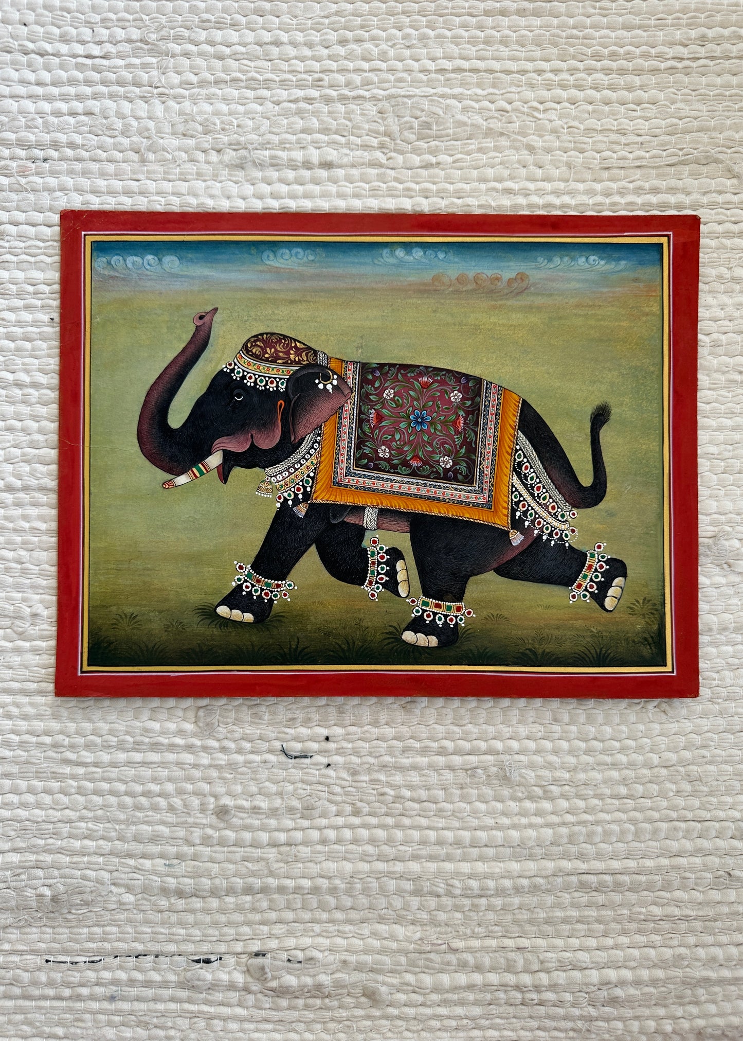 Decorated Elephant Painting (2)
