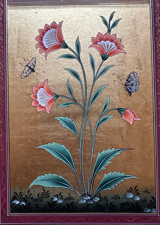 Load image into Gallery viewer, Gold Leaf Flower Painting (10)
