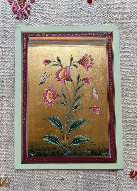 Load image into Gallery viewer, Gold Leaf Flower Painting (4)
