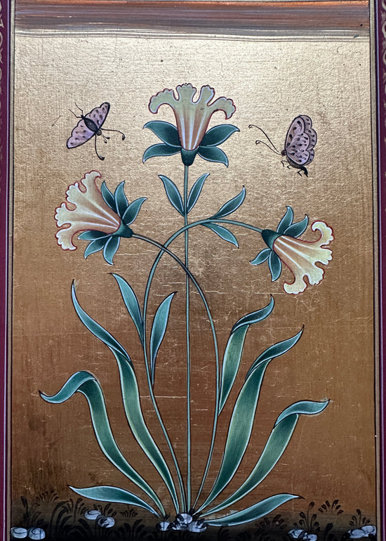 Load image into Gallery viewer, Gold Leaf Flower Painting (6)
