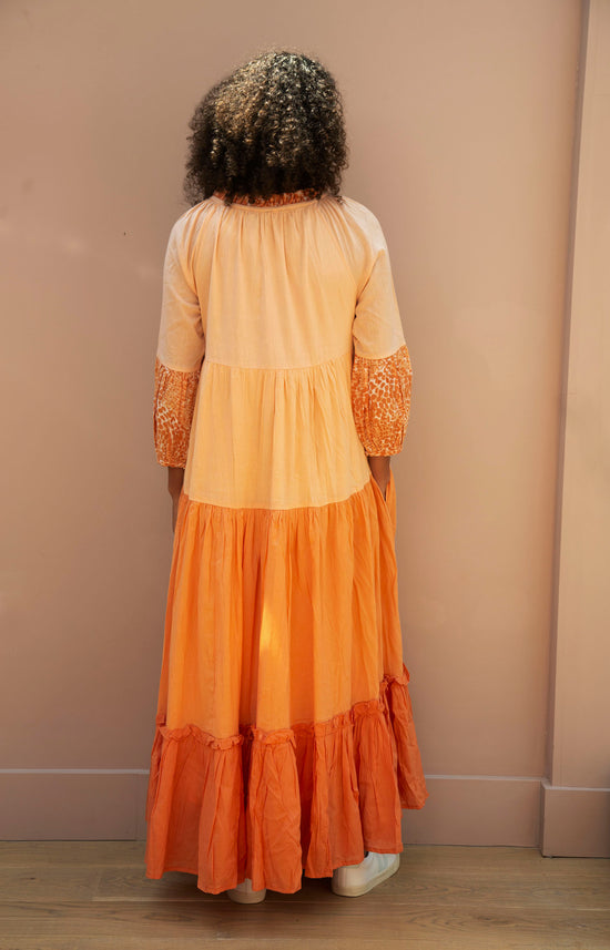 Load image into Gallery viewer, Orange Tilly Dress
