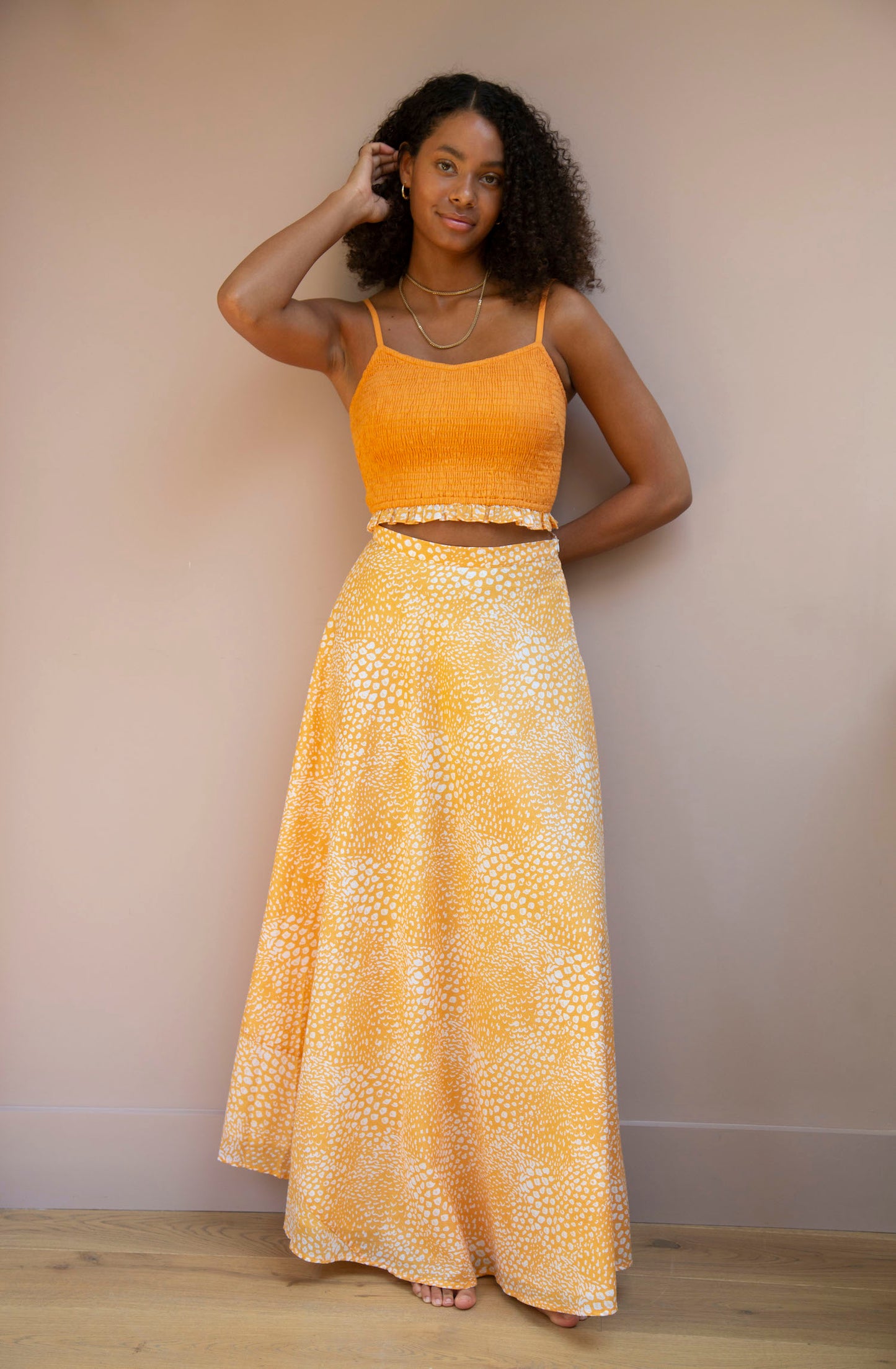 Load image into Gallery viewer, Orange Tallulah Skirt
