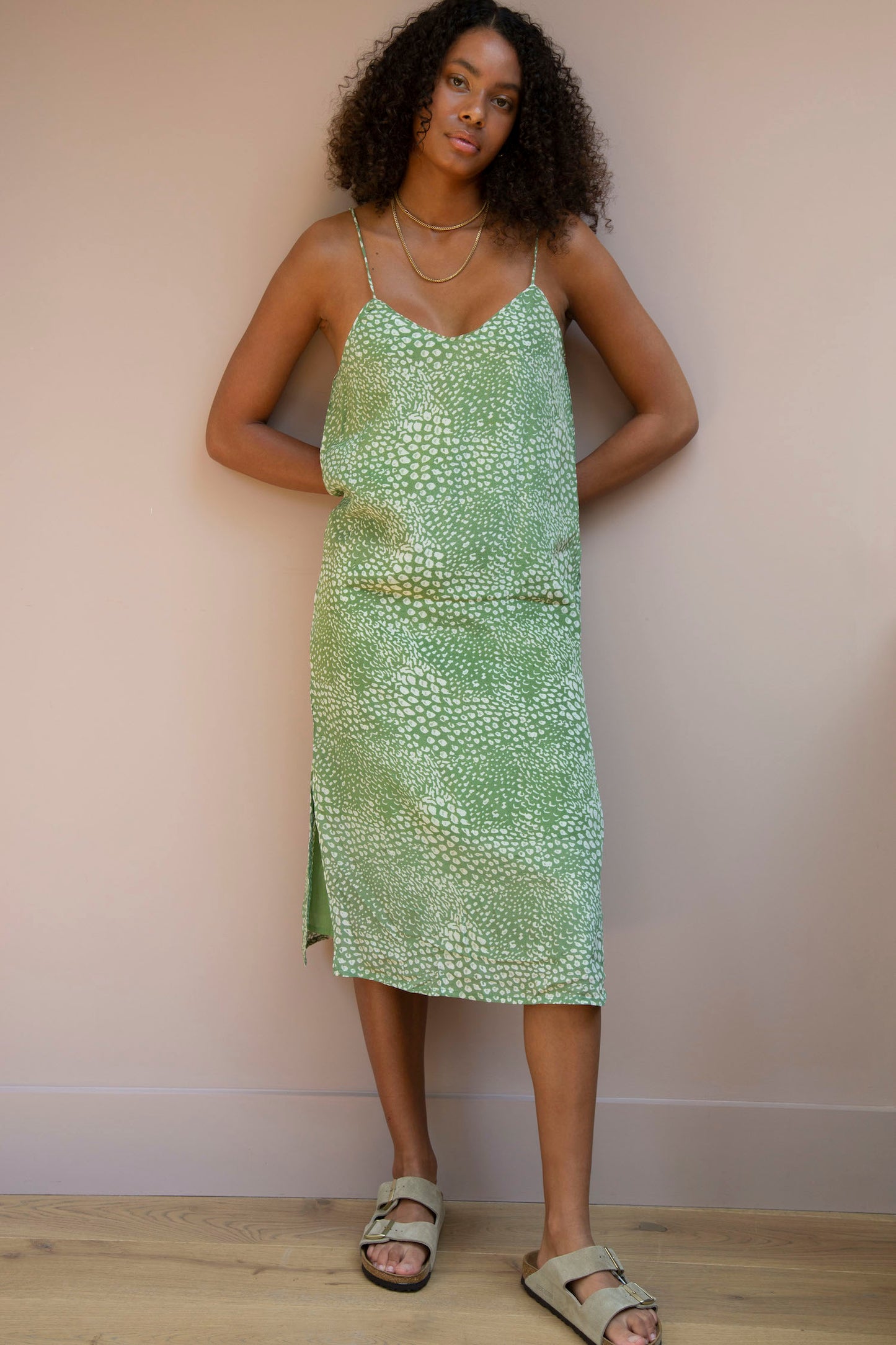 Load image into Gallery viewer, Green Sienna Dress
