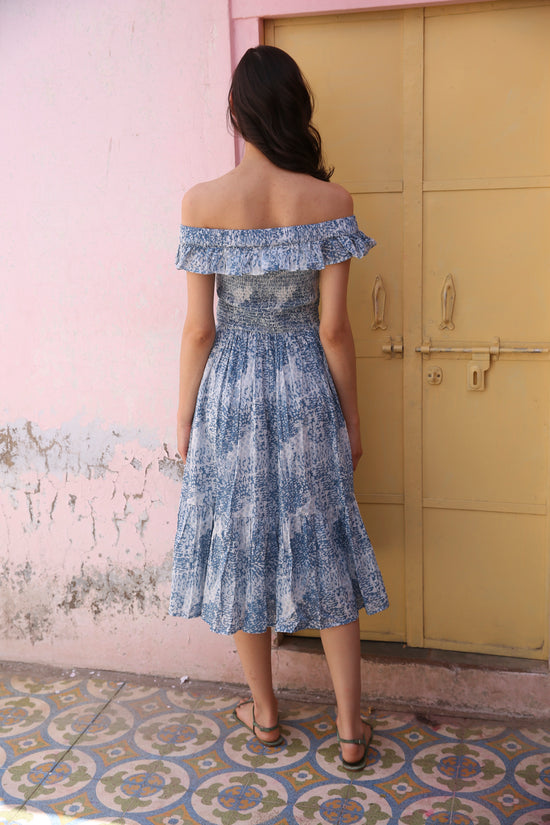 The Blue Frida Dress