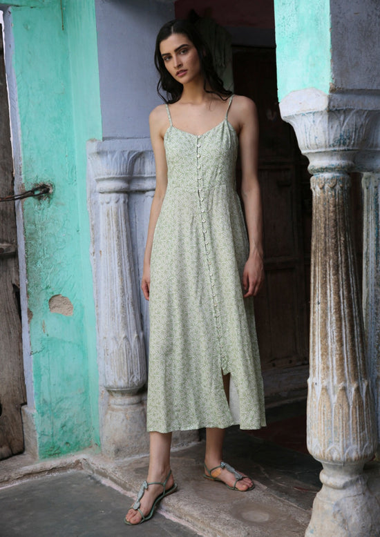 The Lilah Dress in Mint Green