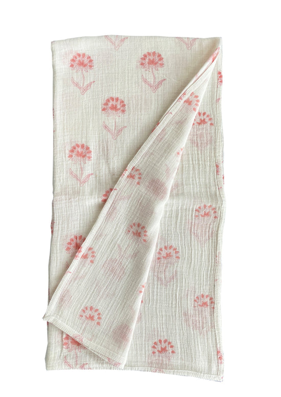 Load image into Gallery viewer, Pink Butti Organic Cotton Baby Swaddle
