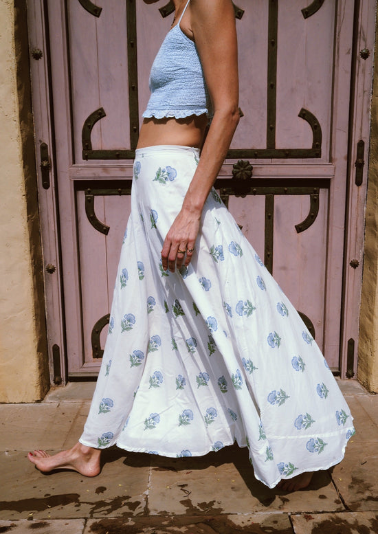 Load image into Gallery viewer, Block Blue Print Tallulah Skirt
