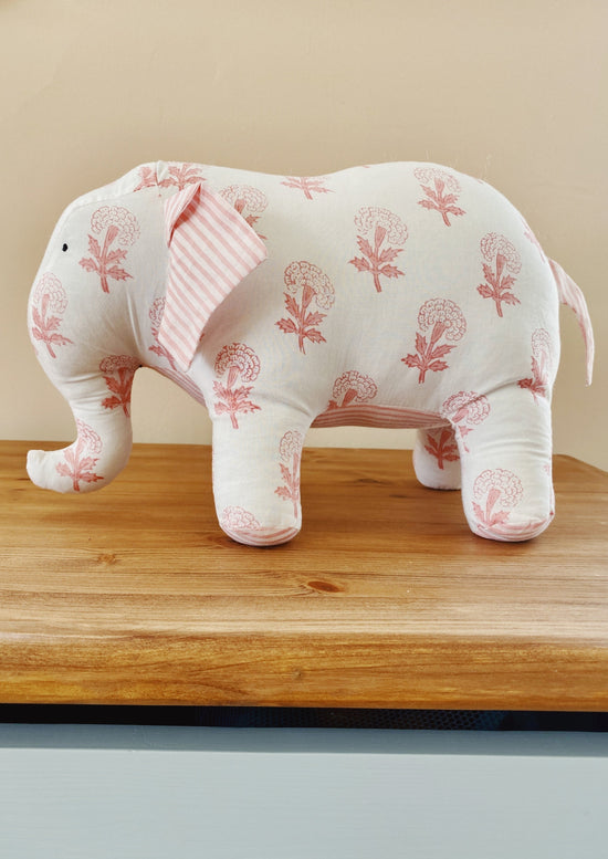 Pink Elephant Soft Toy