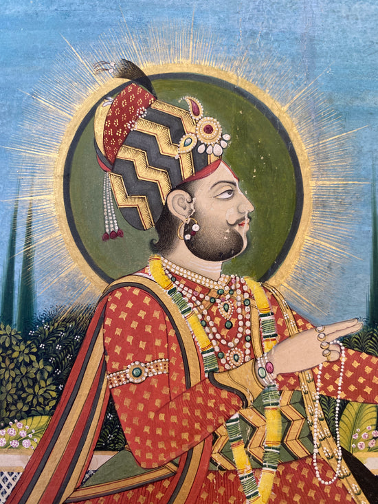 Portrait of Jaipur Maharaja