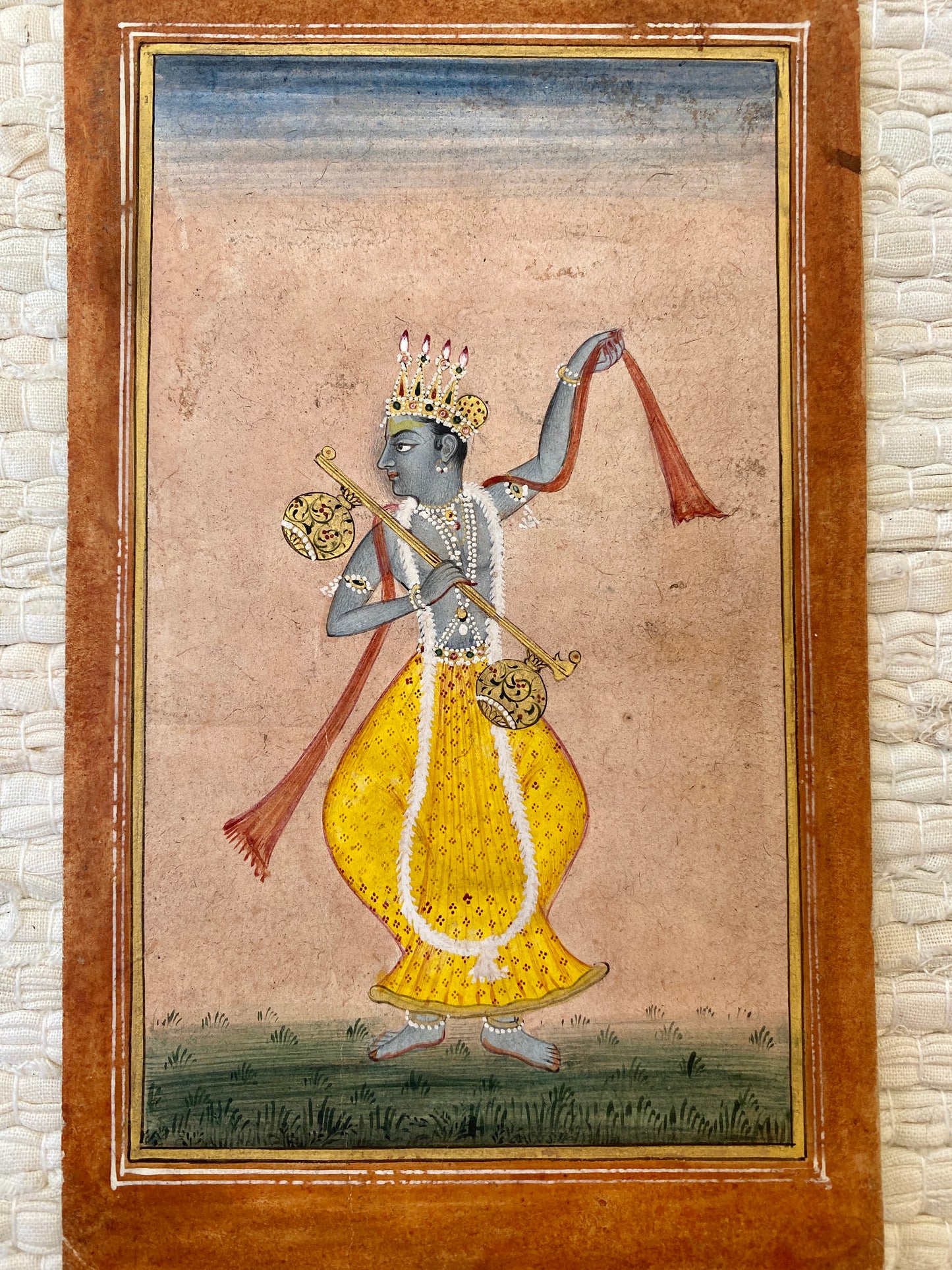 Painting of Lord Krishna Dancing (2)